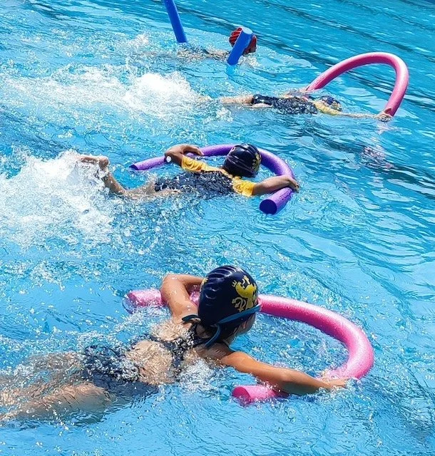 ISJ pupils swimming during a lesson