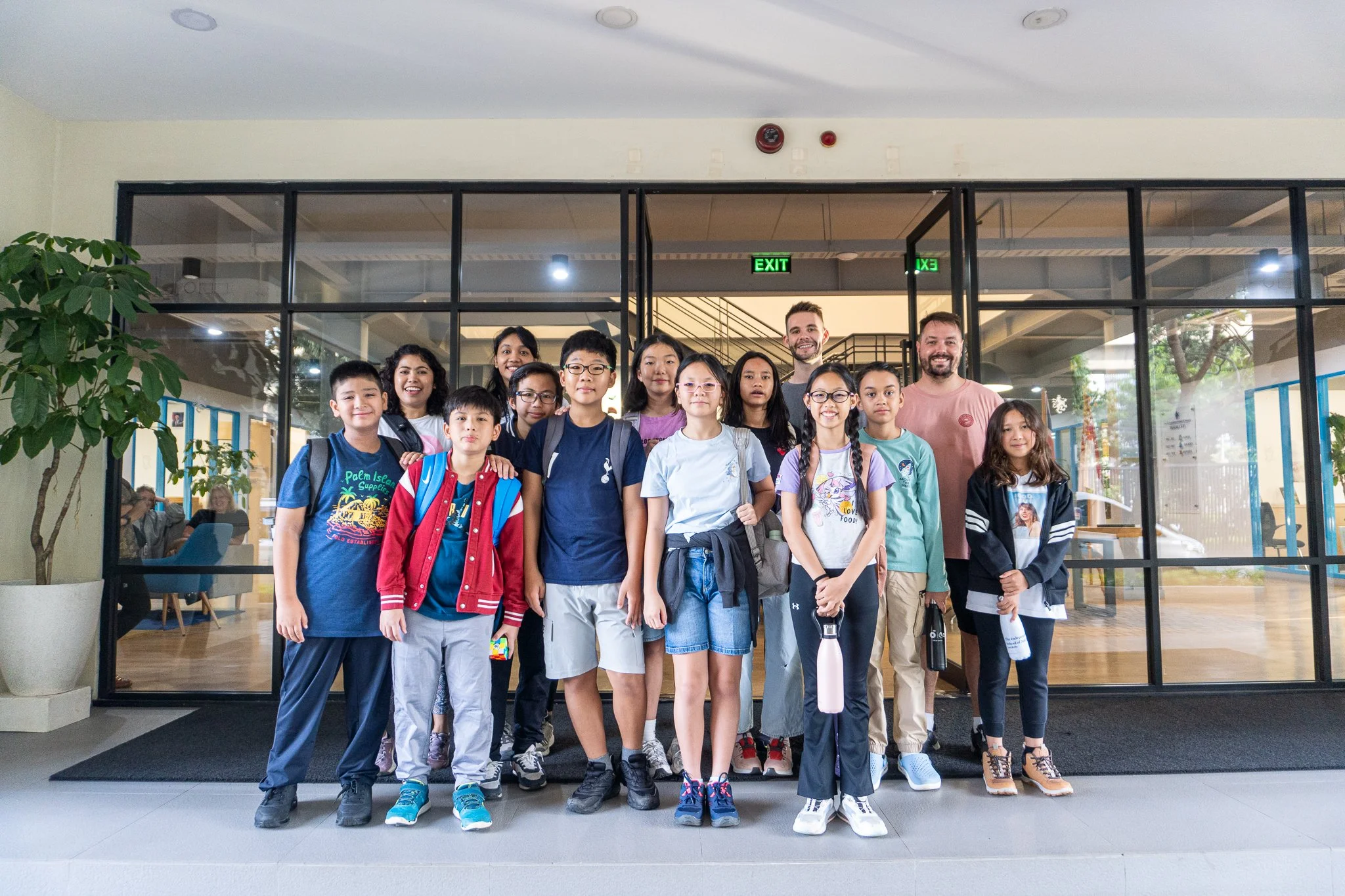 ISJ pupils on a residential trip to Woolverstone Hall